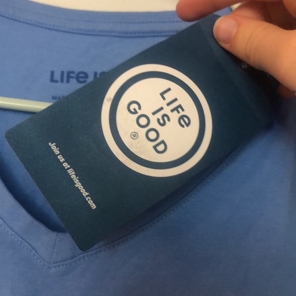 Life Is Good Long Sleeve Butterfly Shirt NWT - Picture 4 of 5